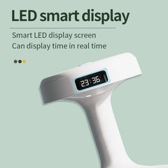 LED smart display showing real-time time on humidifier, enhancing modern home aesthetics and functionality.